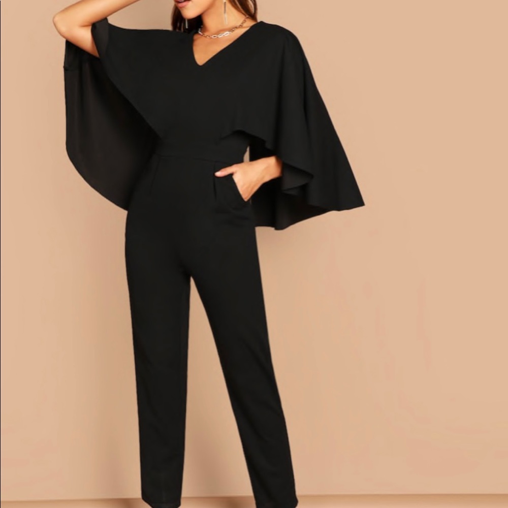 Cape jumpsuit